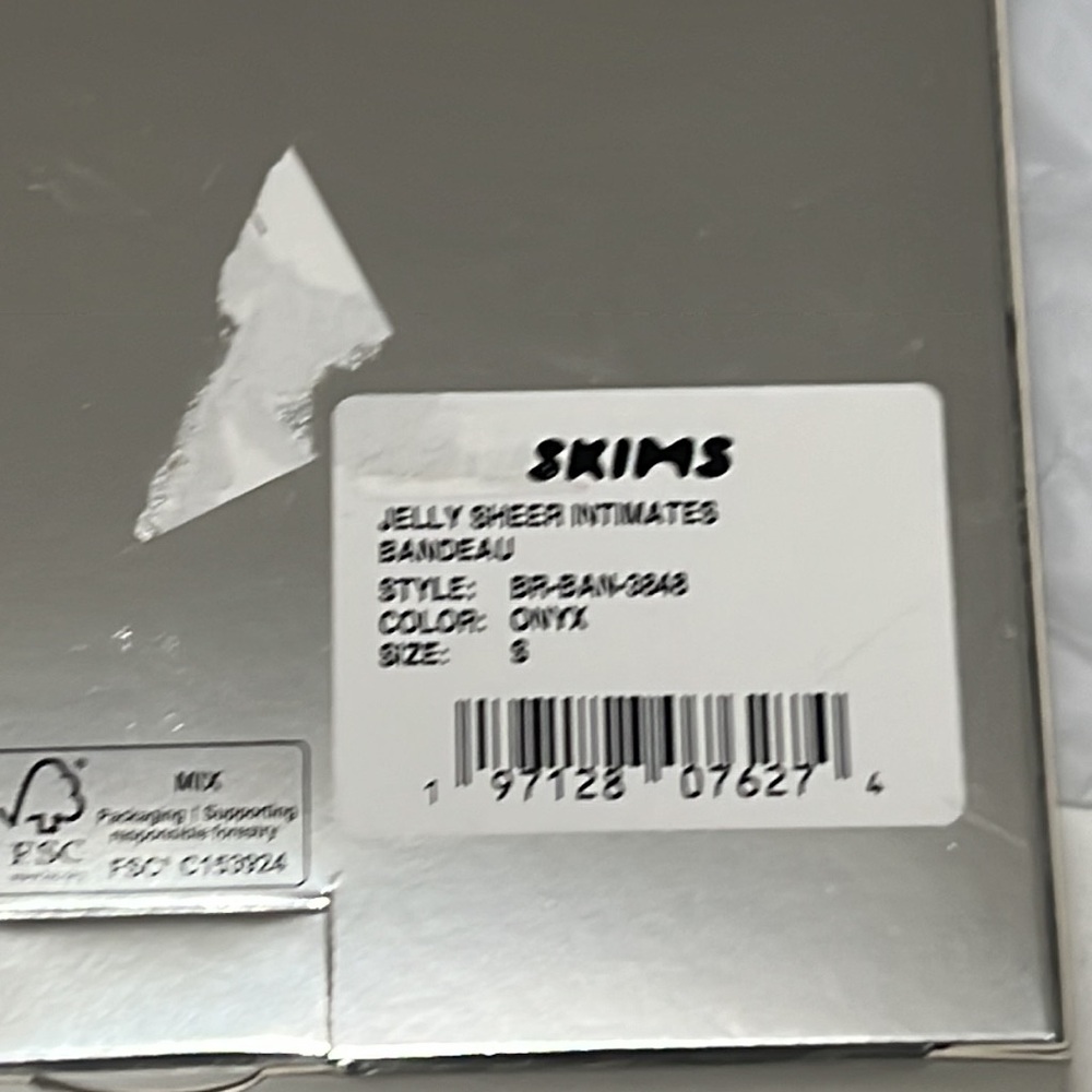SKIMS SWAROVSKI COLLABORATION JELLY SHEER BANDEAU TOP BRAND NEW - Picture 14 of 16